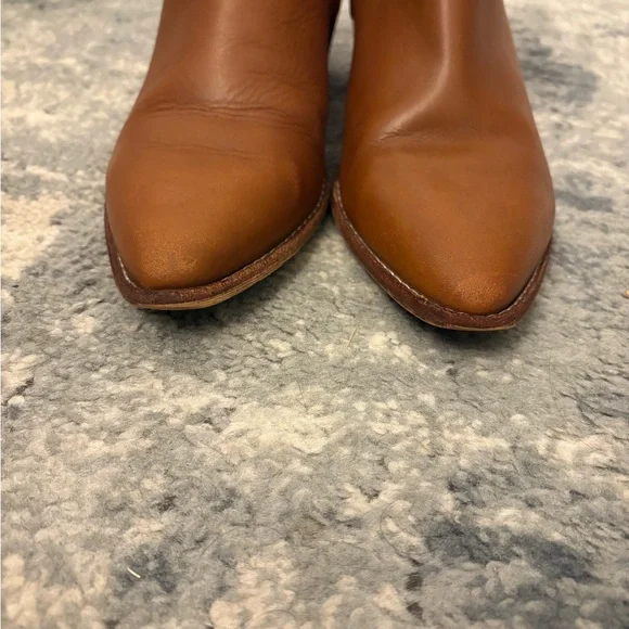 Madewell The Charley Boot in English Saddle Brown Leather, SZ 7.5 - Picture 10 of 16